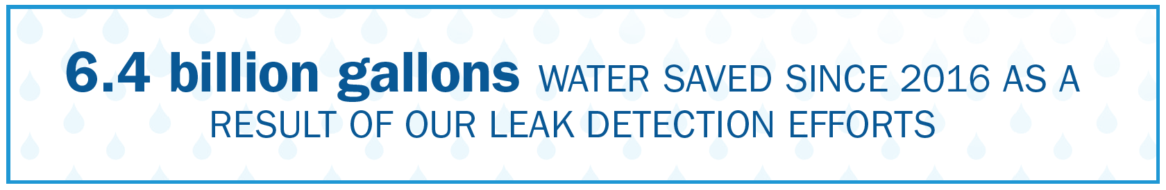 New Jersey American Water Leak detection fact